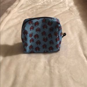 Tory Burch small cosmetic bag crab print